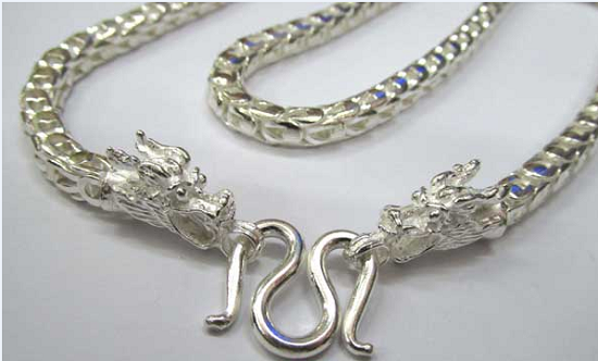 d&acirc;y chuyền bạc